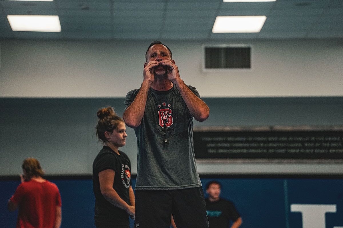 kd6 wrestling coach giving instruction buffalo ny
